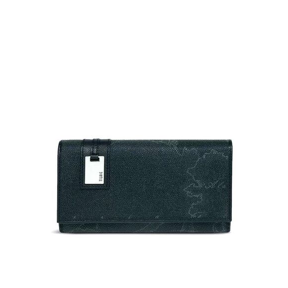 Alviero Martini Prima Classe Black Pvc Wallet